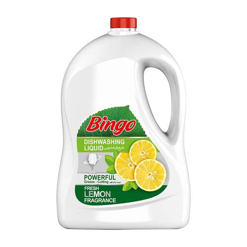 مایع ظرفشویی بینگو مدل lemon وزن 3750 گرم