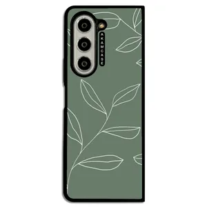 AKAM AMCWSGZFOLD5-LEAVES1 Cover For Samsung Galaxy Z Fold 5