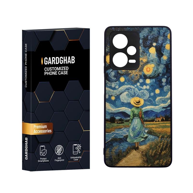 کاور گارد قاب مدل هنری مناسب برای گوشی موبایل شیائومی Redmi Note 12 Pro Plus 5G