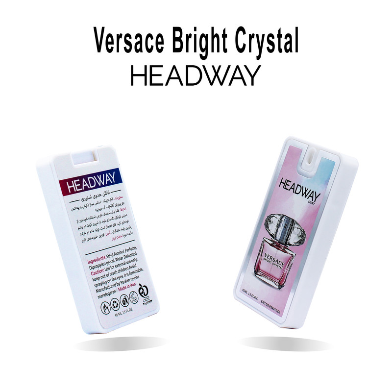 عطر جیبی زنانه هدوی مدل ورساچه برایت کریستال و گوچی فلورا حجم 45 میلی لیتر مجموعه 2 عددی