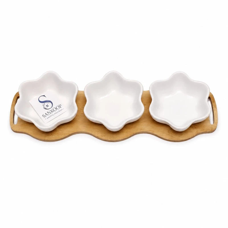 اردوخوری مدل ستاره SANKOOP به همراه استند 