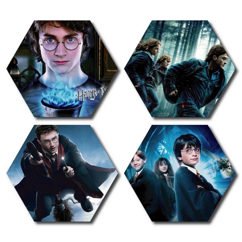 پوستر مدل هری پاتر کد HP58 مجموعه 4 عددی
