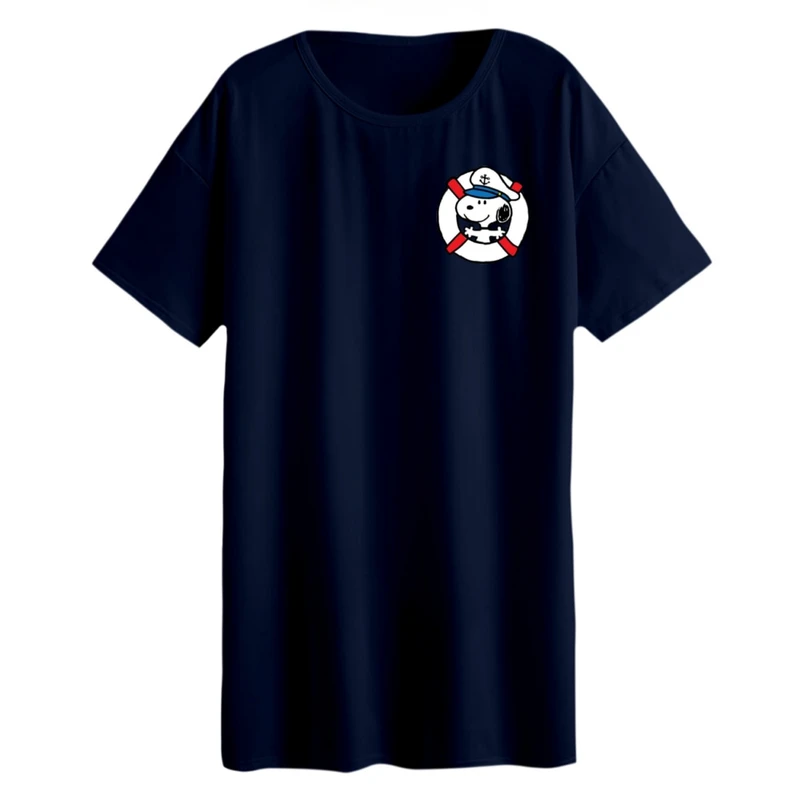 تی شرت لانگ زنانه مدل اسنوپی کد ۵