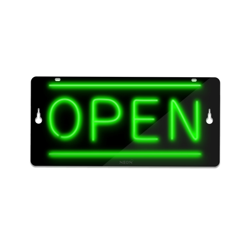 چراغ دیواری نئون دیزاین طرح Open-BL_GR
