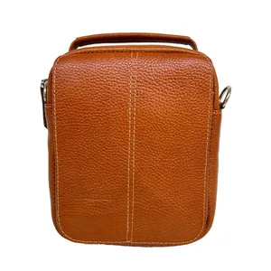 کیف رودوشی مردانه سرزمین چرم مدل تیاگو متوسط کد 301254