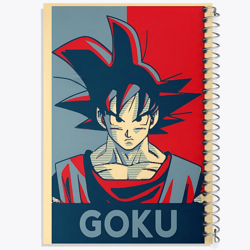 دفتر شطرنجی 50 برگ خندالو طرح انیمه دراگون بال (Dragon Ball) کد F6455