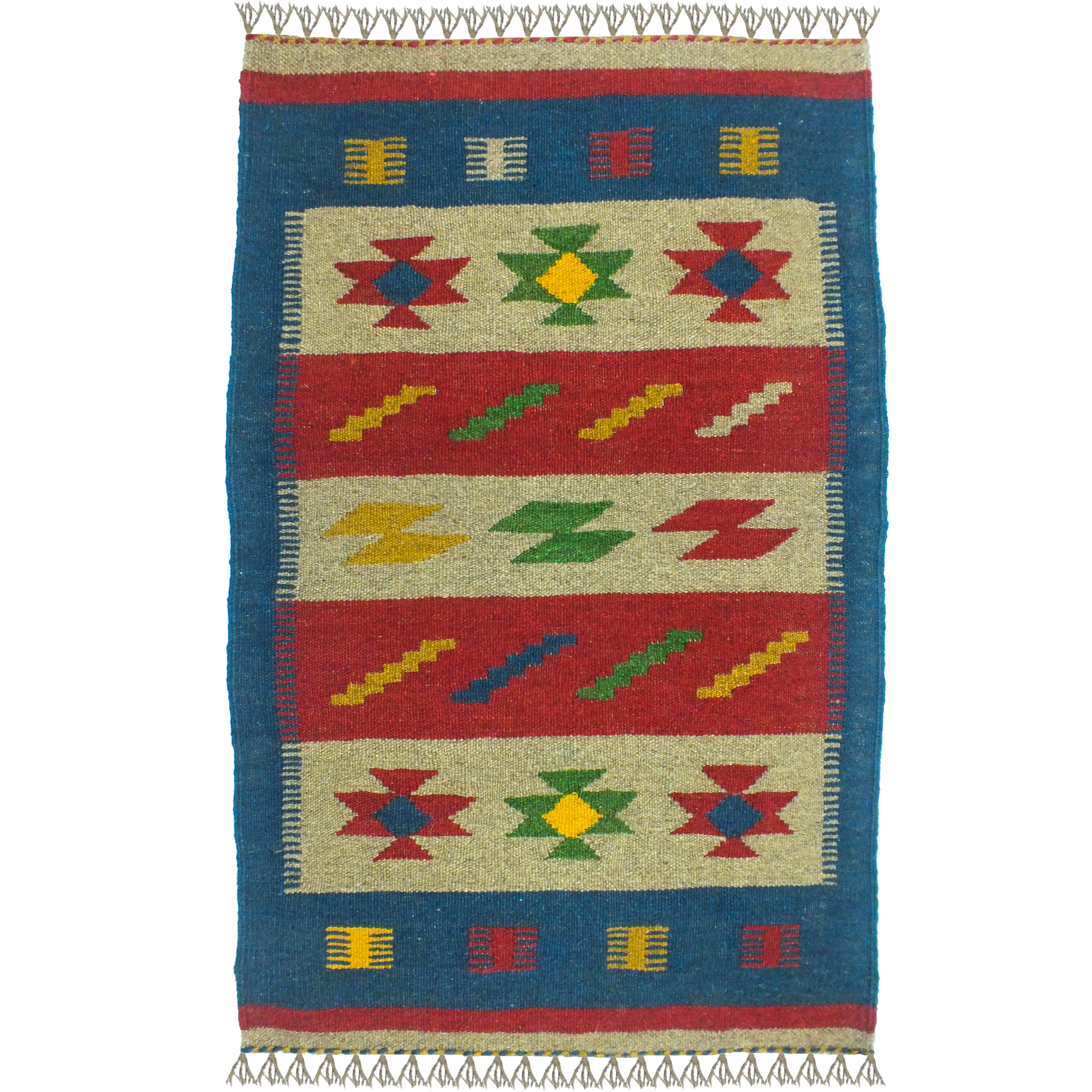 گلیم دستبافت یک متری آریا راگز کد 1150