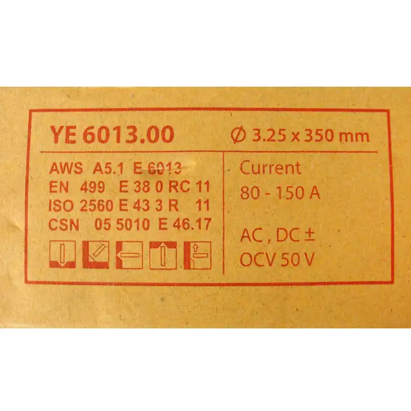 الکترود جوشکاری يزد مدل YE 6013 وزن 5 کيلوگرم