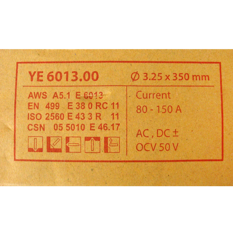الکترود جوشکاری يزد مدل YE 6013 وزن 5 کيلوگرم