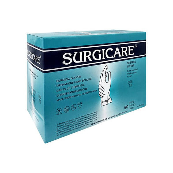 دستکش استریل جراحی سرجی کر سایز 8 بسته 50 عددی دستکش استریل جراحی سرجی کر سایز 8 بسته 50 عددی