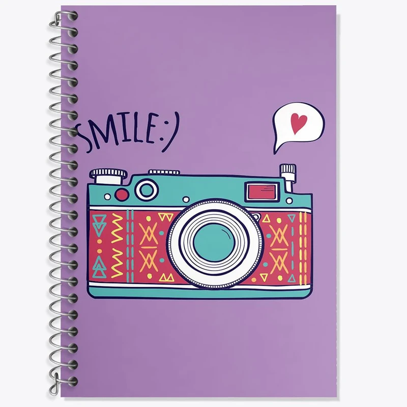 دفتر لغت 50 برگ خندالو مدل دوربین کد 1760