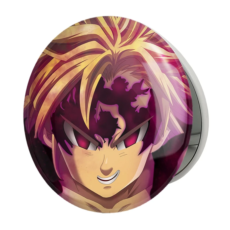 آینه جیبی خندالو طرح ملیوداس انیمه هفت گناه کبیره مدل تاشو کد 17531 