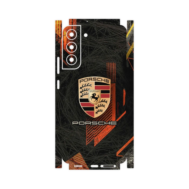 برچسب پوششی ماهوت مدل Porsche-Logo-FullSkin مناسب برای گوشی موبایل سامسونگ Galaxy S22 Plus 5G