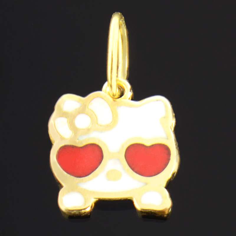 آویز گردنبند طلا 18 عیار دخترانه کد 678 آویز گردنبند طلا 18 عیار دخترانه کد 678