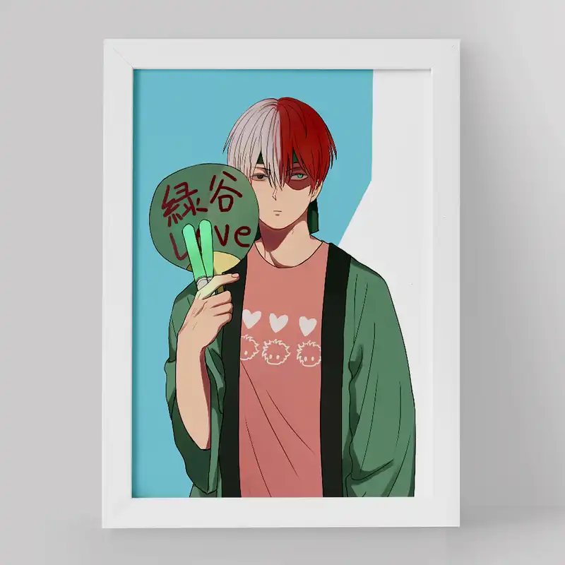 تابلو خندالو مدل شوتو تودوروکی انیمه آکادمی قهرمان من کد 16155