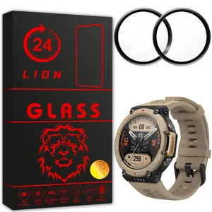   محافظ صفحه نمایش لاین مدل RT007 مناسب برای ساعت هوشمند شیائومی Smart Watch Amazfit T Rex 2 بسته دو عددی
