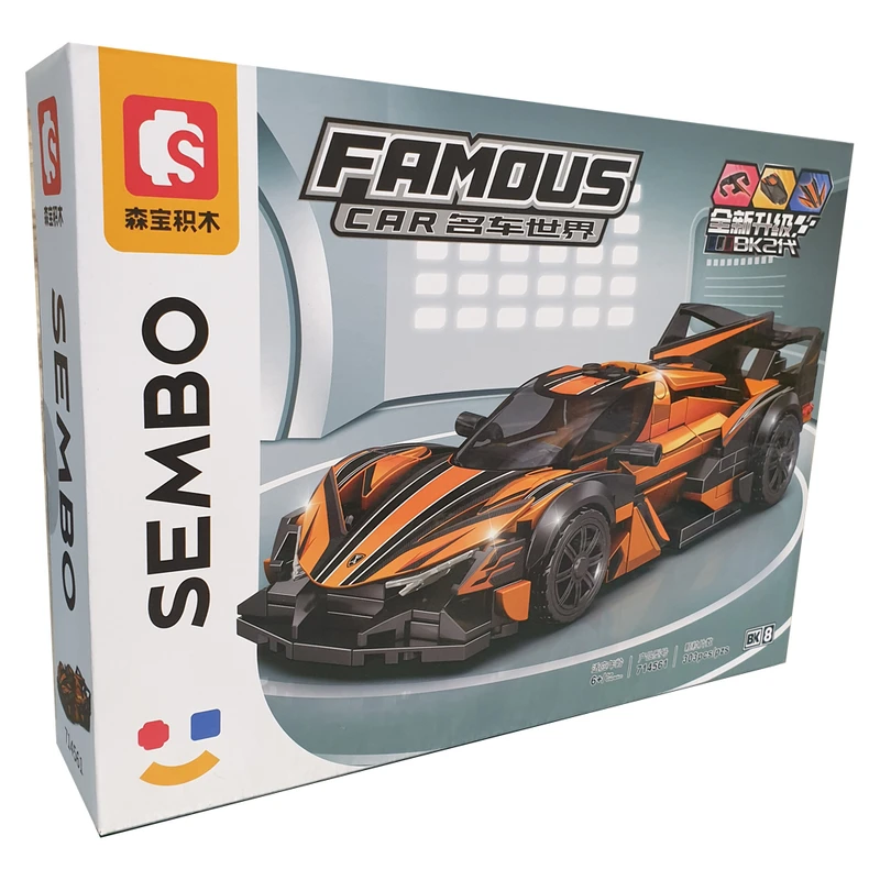 ساختنی 303 تکه سیمبوبلاک مدل Famous car کد 714561
