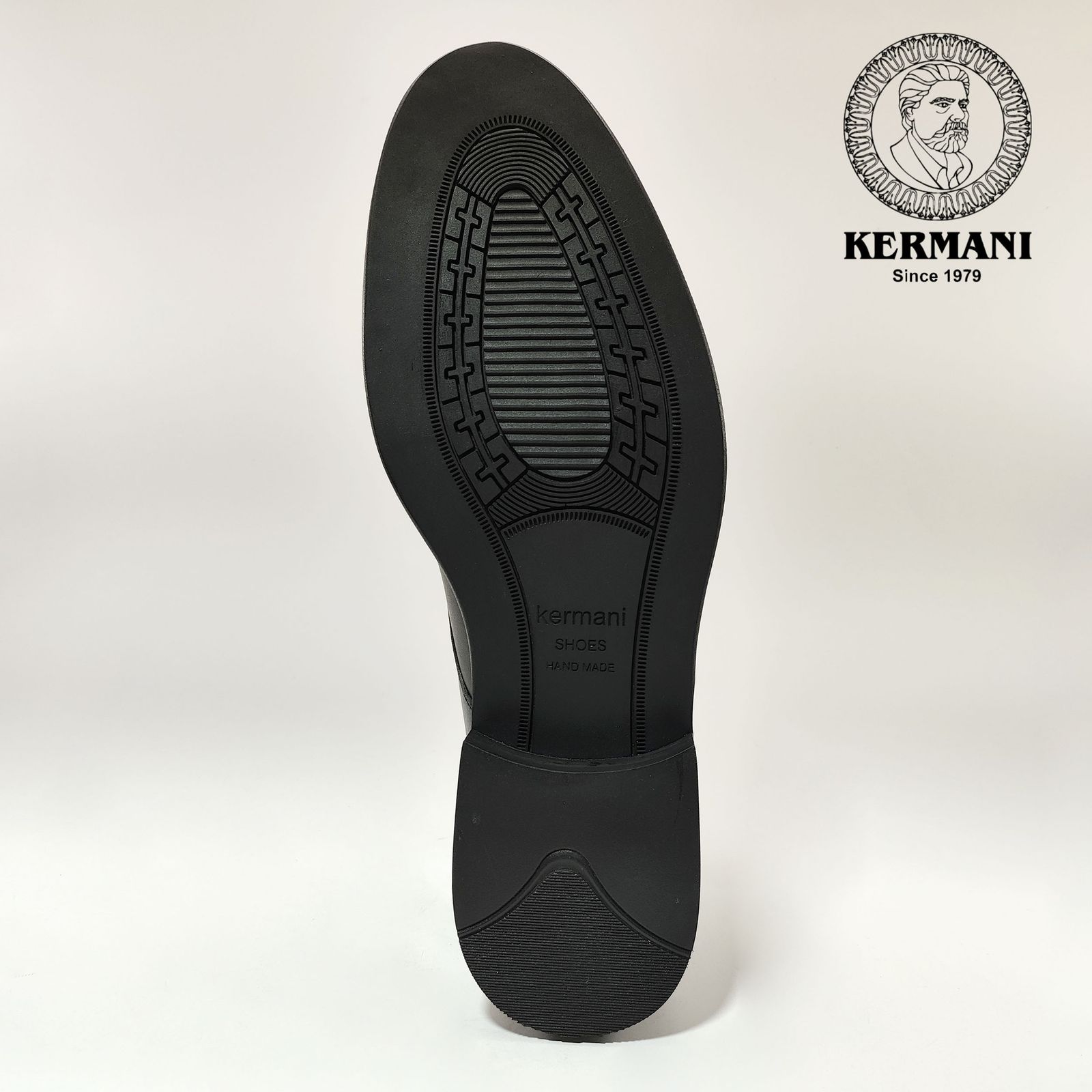 نیم بوت مردانه کرمانی مدل چرم دستدوز طبیعی کد 656 رنگ مشکی -  - 5