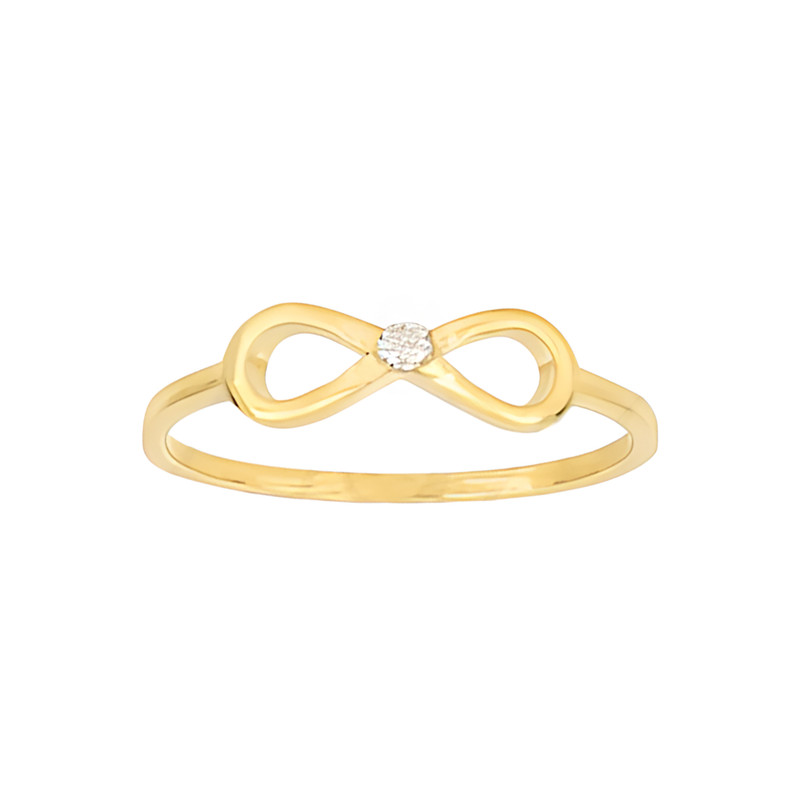 انگشتر طلا 18 عیار زنانه کیا گالری مدل RZY-1034