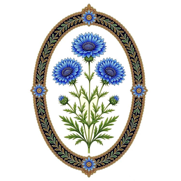 استیکر پارچه و لباس پاد آفرین مدل نقش ونگار گل کد 3932