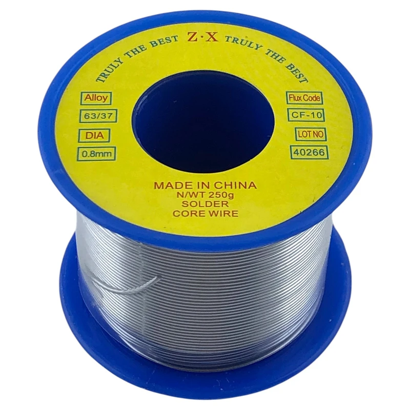 سیم لحیم زد ایکس مدل 60METR وزن 250 گرم مناسب برای هویه 40 وات