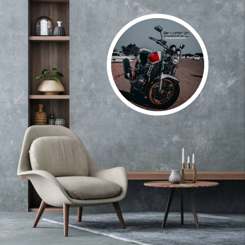 تابلو طرح موتور هوندا CB1300 کد ۶۲ فریم سفید