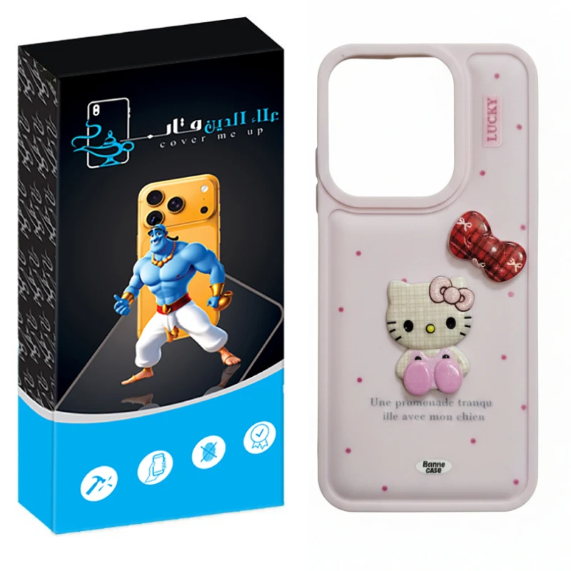 کاور علالدین قاب مدل کیتی عروسکی مناسب برای گوشی موبایل شیائومی Rrdmi Note 13 Pro 4G / Note 14s / Poco M6 Pro