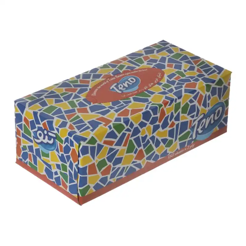 دستمال کاغذی 150 برگ تنو مدل میکس مجموعه 6 عددی