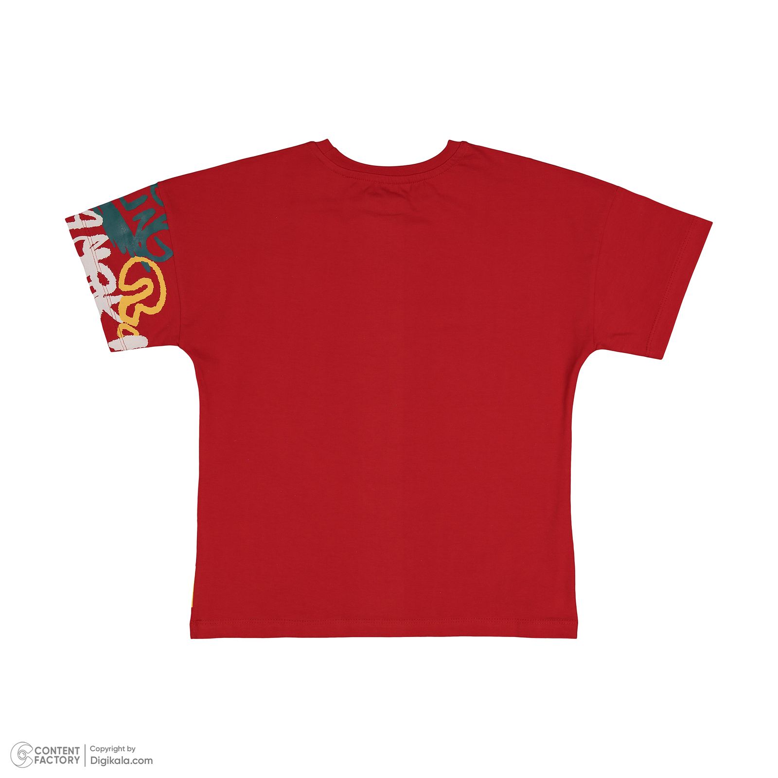 تی شرت آستین کوتاه پسرانه سون پون مدل 13911087 رنگ قرمز -  - 3