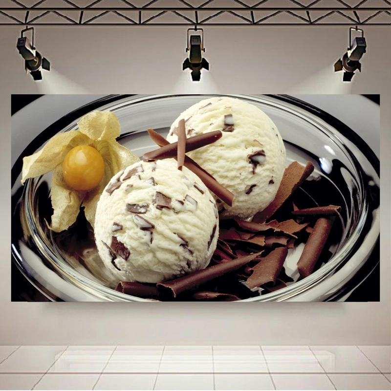 پوستر دیواری طرح بستنی و کامکوات کد AR10703