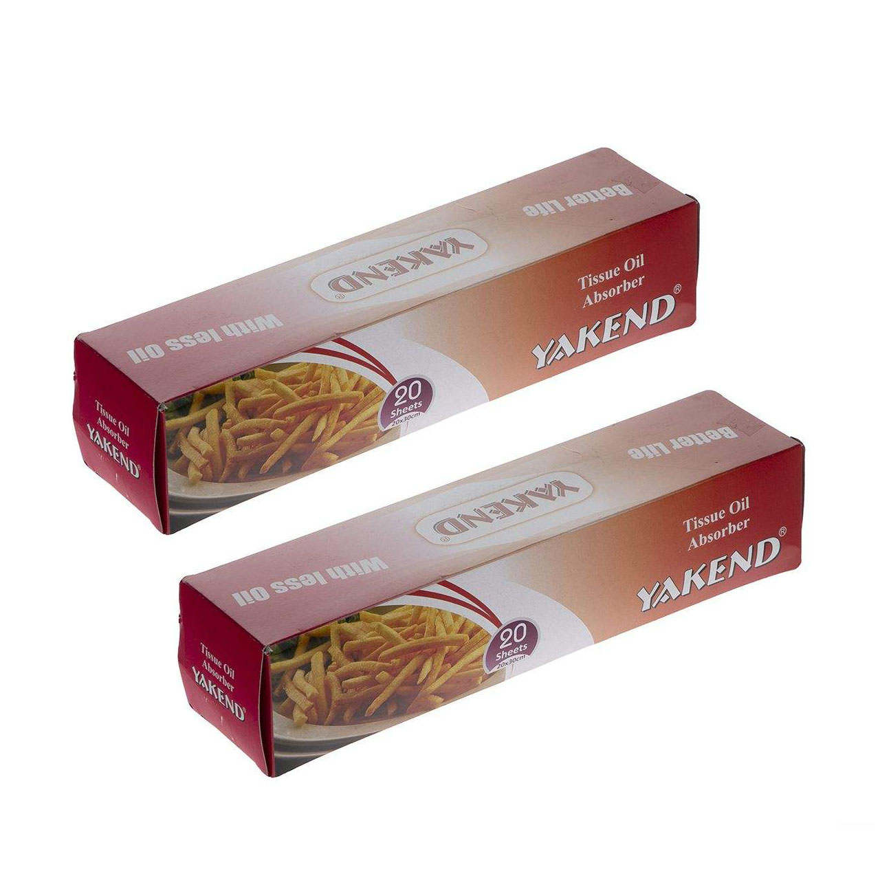 دستمال جذب روغن یاکند کد 100185 مجموعه 2 عددی
