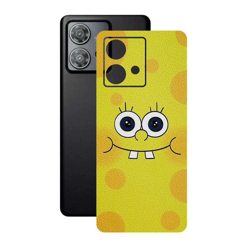 برچسب پوششی ریمکس مدل Leth طرح بچه باب اسفنجی مناسب برای گوشی موبایل موتورولا Edge 40 Neo