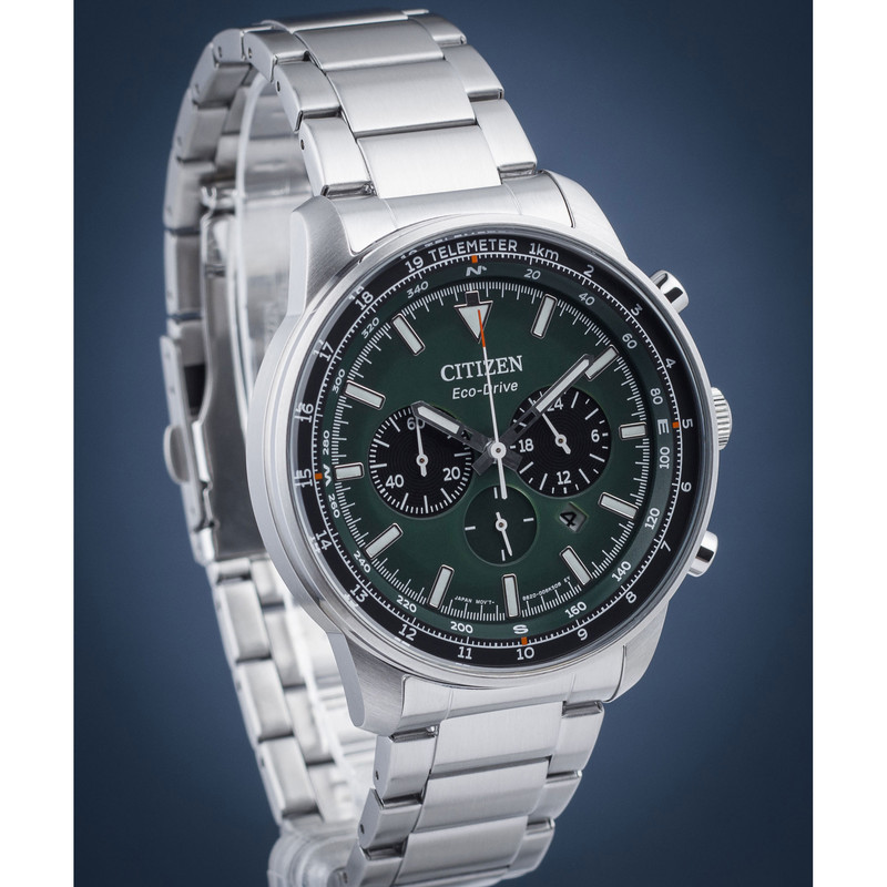 ساعت مچی عقربه‌ای مردانه کوارتز کورنوگراف سیتی زن مدل CA4500-91X