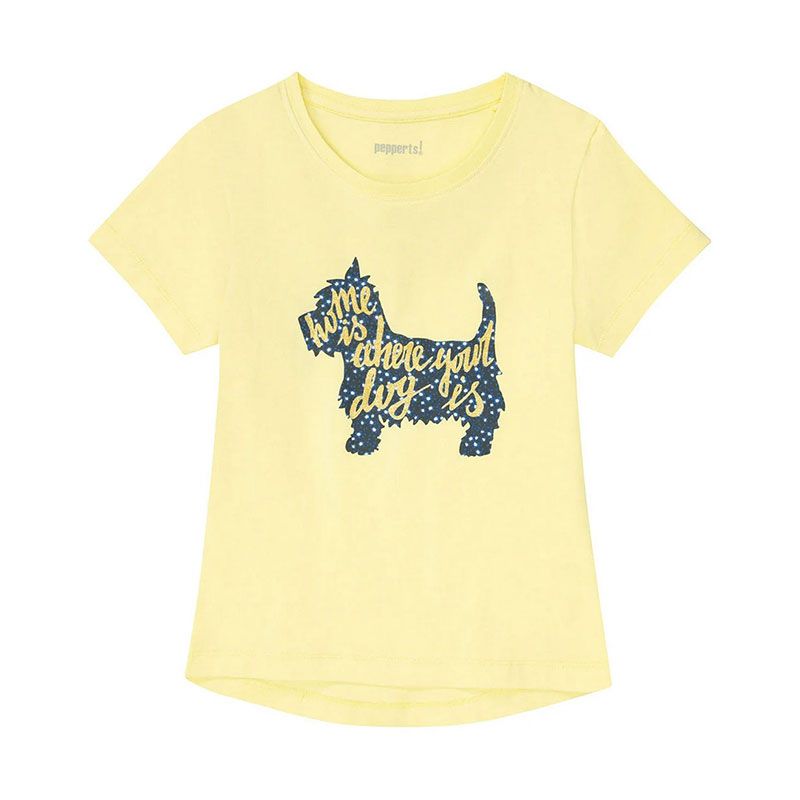 تی شرت آستین کوتاه دخترانه پیپرتس مدل Dog -  - 1