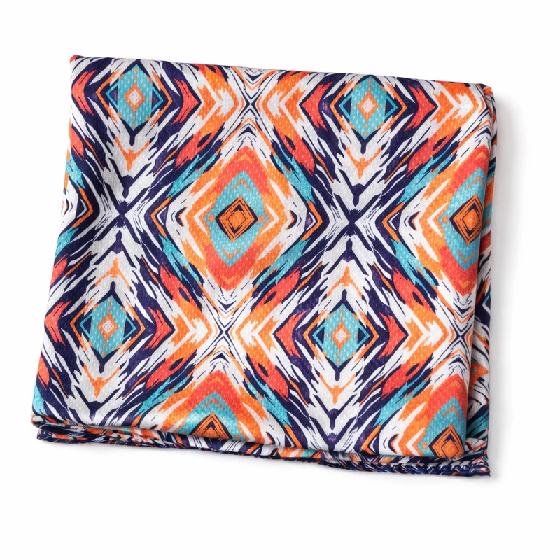 روسری زنانه مدل نخی گلیمی لوزی SK00