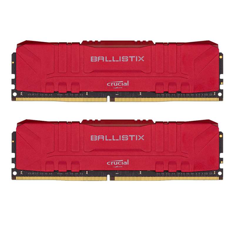 رم دسکتاپ کروشیال DDR4 دو کاناله 3200 مگاهرتز CL16 مدل BALLISTIX ظرفیت 16 گیگابایت