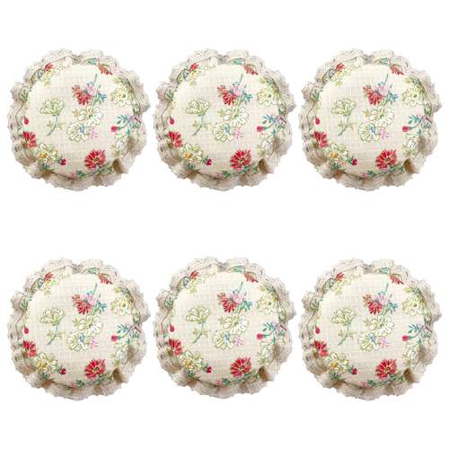 سر بطری و شیشه آشپزخانه 6 پارچه منسوجات خسروشاهی برتر طرح شکوفه کد SSH11