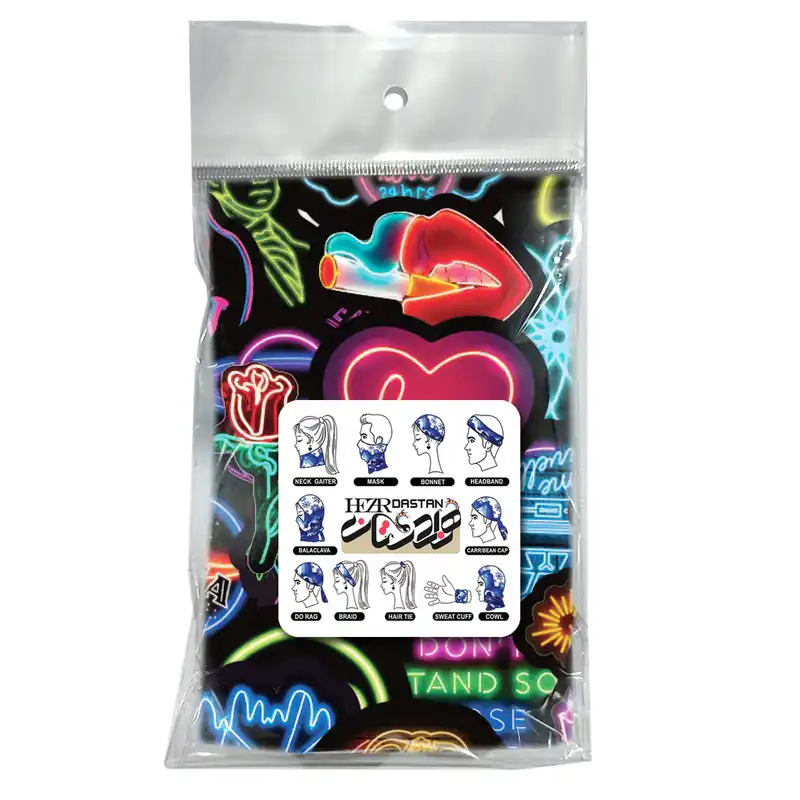 دستمال سر و گردن هزاردستان مدل DB128