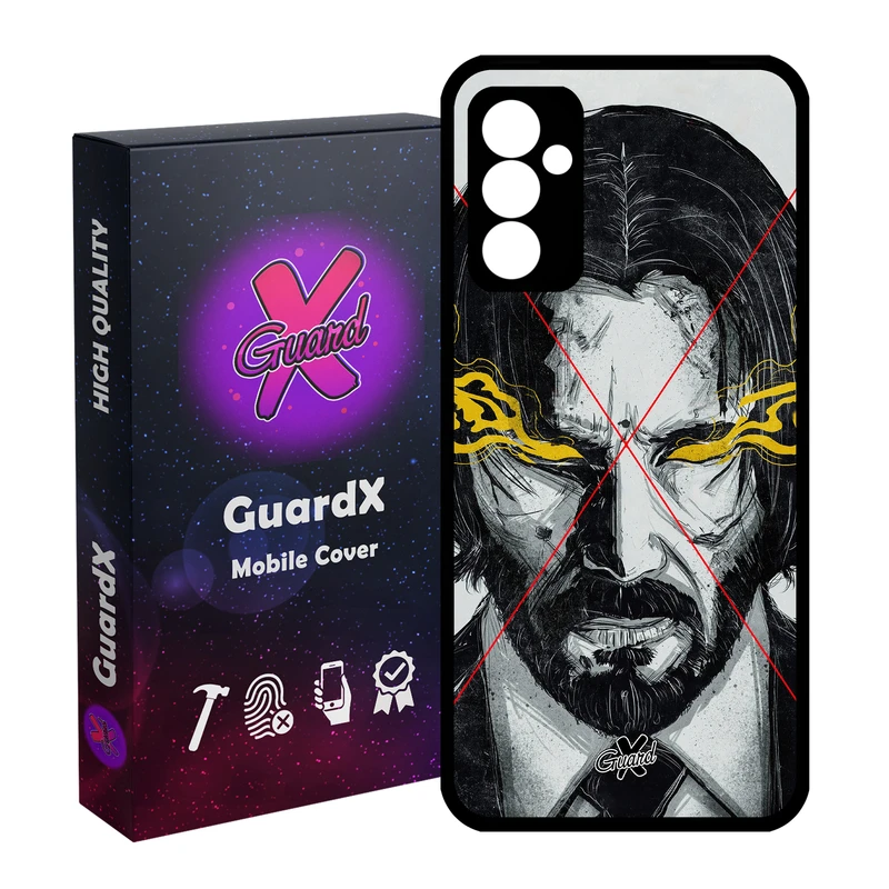 کاور گارد ایکس طرح John Wick مدل Glass10158 مناسب برای گوشی موبایل سامسونگ Galaxy A54 / A54 5G