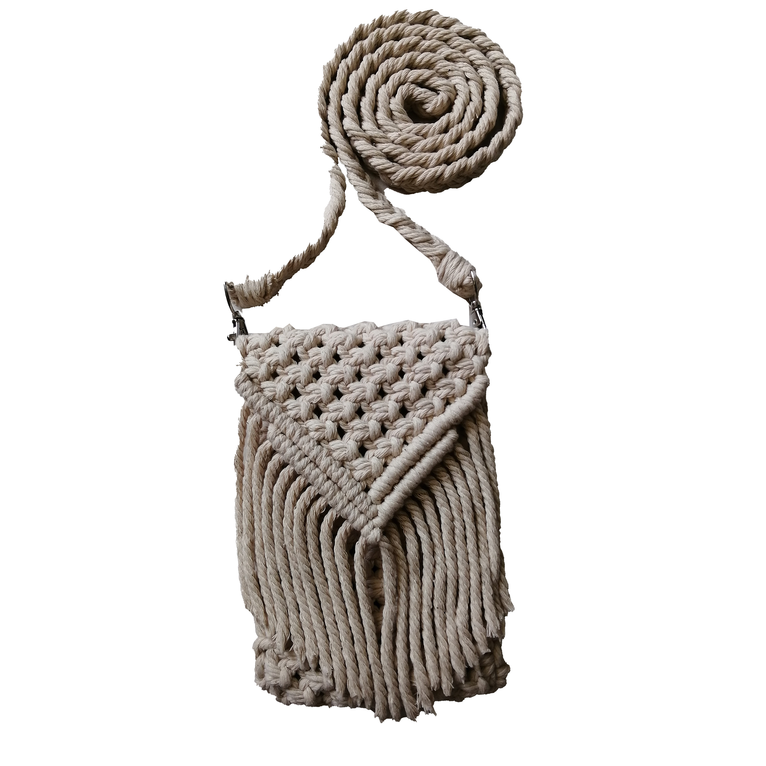کیف بافتنی مدل مکرومه کد 23