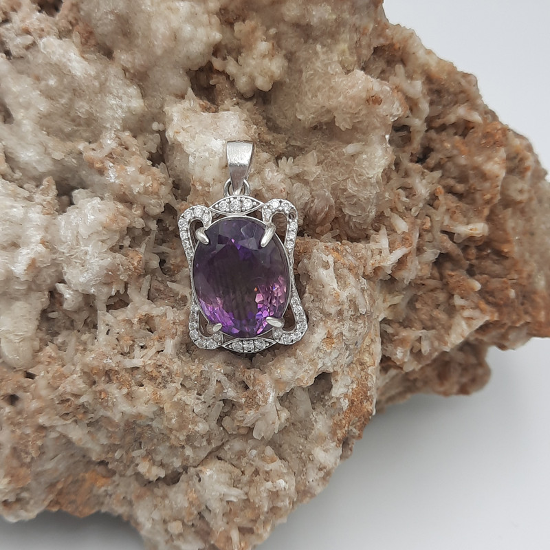 آویز گردنبند نقره زنانه کد 20004 آویز گردنبند نقره زنانه کد 20004