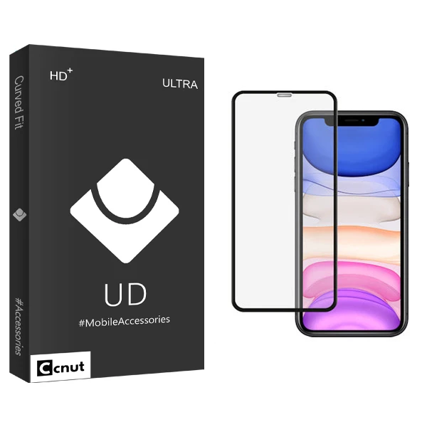 محافظ صفحه نمایش کوکونات مدل UD Black مناسب برای گوشی موبایل اپل iPhone xr
