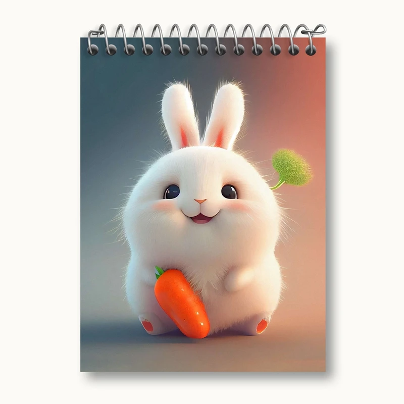 دفتر یادداشت 50 برگ خندالو مدل خرگوش کد 26211