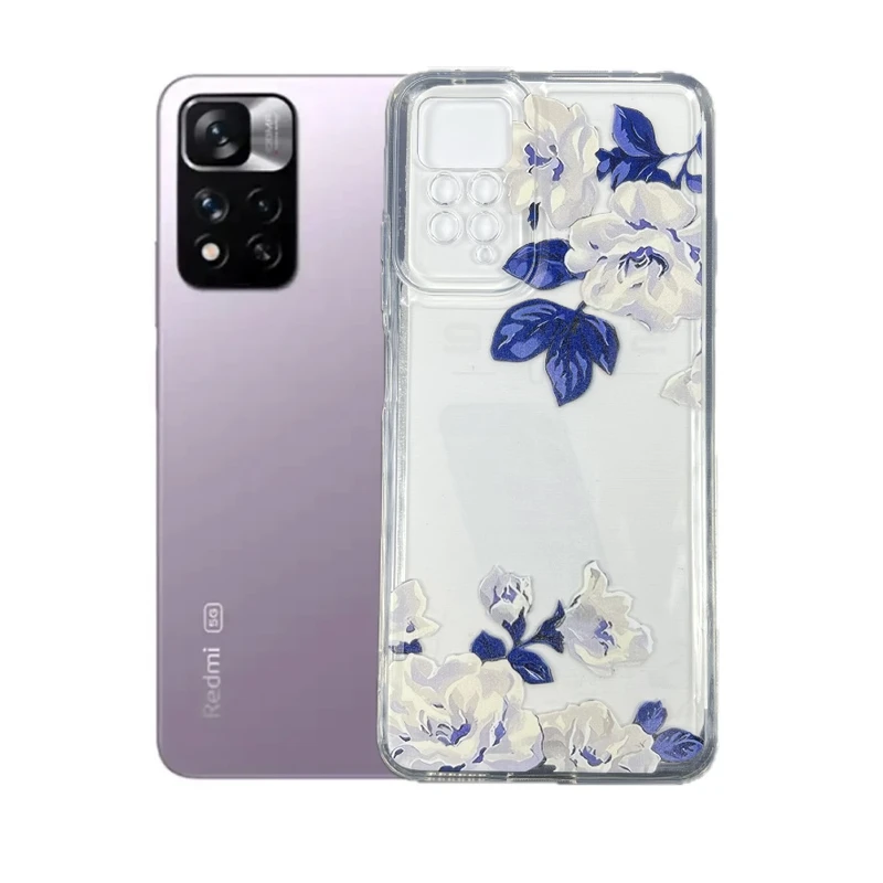 کاور طرح گل رز مناسب برای گوشی موبایل شیائومی Redmi Note 11 Pro 4g/5g