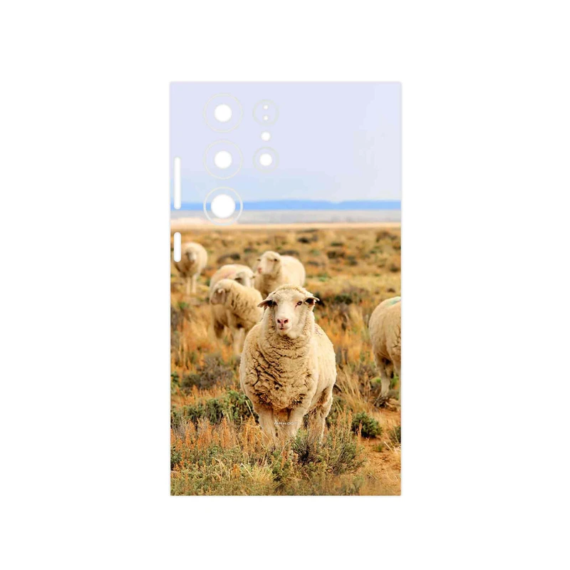 برچسب پوششی ماهوت مدل Sheep مناسب برای گوشی موبایل سامسونگ Galaxy S23 Ultra