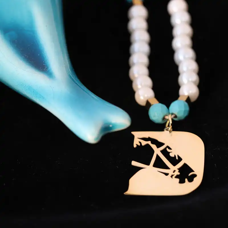 گردنبند طلا 18 عیار زنانه الن نار مدل   ELN10497