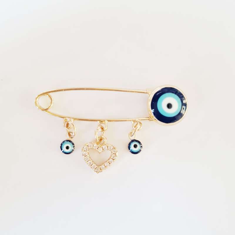 سنجاق سینه دخترانه وای اس ایکس مدل چشم نظر