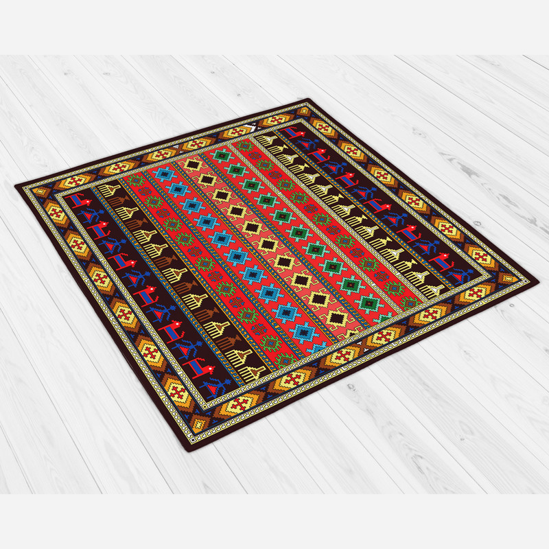 رومیزی طرح گبه کد 9225
