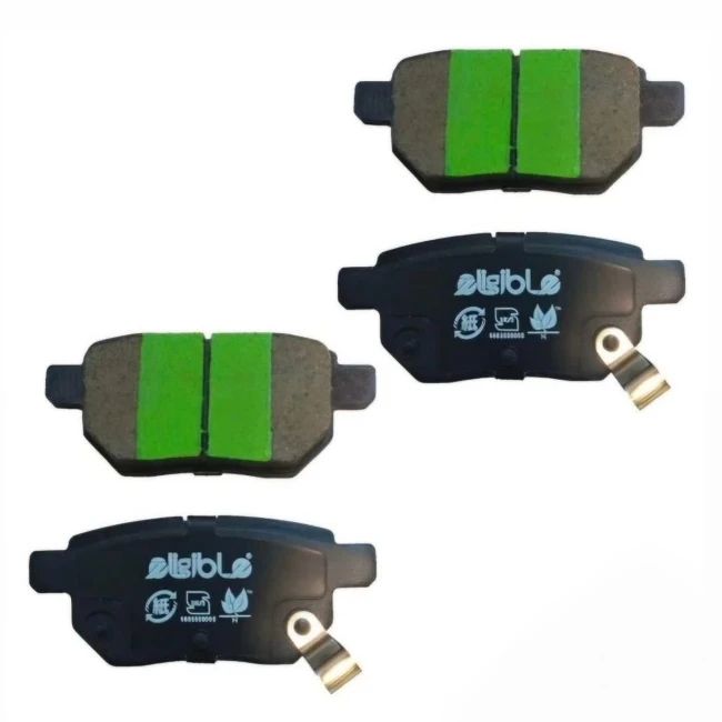 لنت ترمز دیسکی عقب خودرو الیجیبل مدل نائو سرامیک دو جفت مناسب برای جیلی GC6 و بایک X25