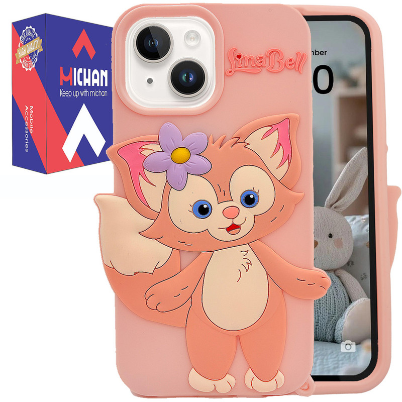 کاور میچان طرح گربه ملوس مناسب برای گوشی موبایل اپل IPHONE 13/14/15